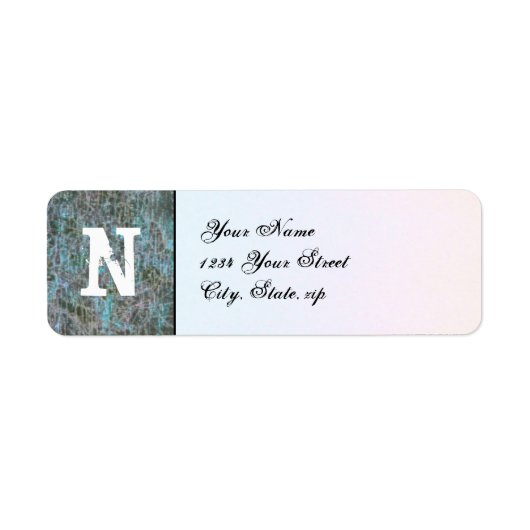 Monogramm-Grungy-Pixel (Vorne)