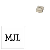 Monogramm Gummistempel (Stempel)