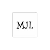 Monogramm Gummistempel (Prägung)