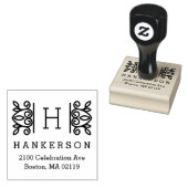Monogramm Gummistempel (Stempel)