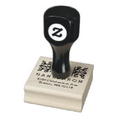 Monogramm Gummistempel (Stempel)