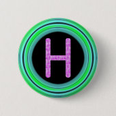 Monogramm "H " Button (Vorderseite)