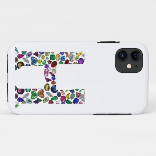 Monogramm H Case-Mate iPhone Hülle (Rückseite (Horizontal))