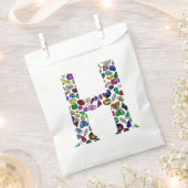 Monogramm H Geschenktütchen (Ausgeschnitten)