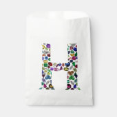 Monogramm H Geschenktütchen (Vorderseite)