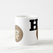 Monogramm H ist für Igel bestimmt. Kaffeetasse (Mittel)