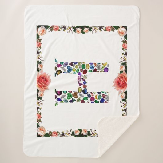 Monogramm H Sherpadecke (Vorderseite)