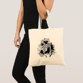 Monogramm "H" Tote Bag Tragetasche (Vorderseite (Produkt))