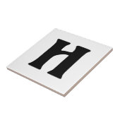 Monogramm "H", Unicorn Fliese (Seite)