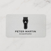 Monogramm-Haarklammern Visitenkarte (Vorderseite)