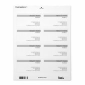 Monogramm Handschrift Beruflich Schlicht einfach (Vorne)