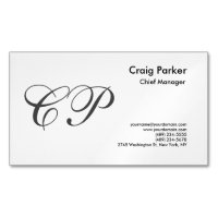 Monogramm Handschrift Beruflich Schlicht einfach