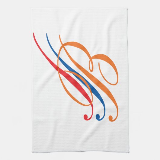 Monogramm Handtuch (Vertikal)