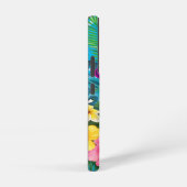 Monogramm hawaiianische tropische Blume und Schmet Samsung Galaxy Hülle (Rechte Seite)