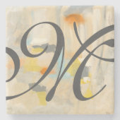 Monogramm | heiliges II Steinuntersetzer (Vorderseite)