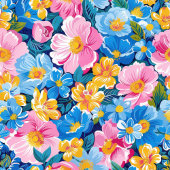 Monogramm heißrosa Aquarelltuch-Preppy-Blume Fleecedecke