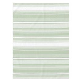 Monogramm hellgrüne Streifen Tischdecke