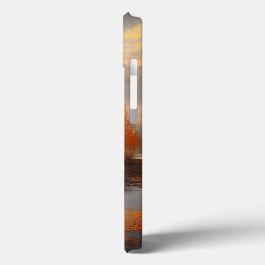 Monogramm Herbst Case-Mate iPhone Hülle (Rückseite / Links)