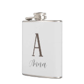 Monogramm-Herbst Flachmann (Links)