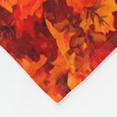 Monogramm Herbst-Herbstlaube Fleecedecke (Ecke)