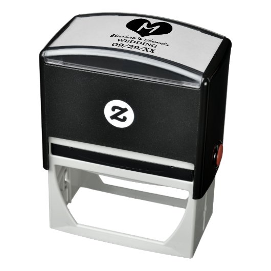 Monogramm Herz Permastempel (Produkt)