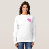 Monogramm Herz Sweatshirt (Vorne ganz)