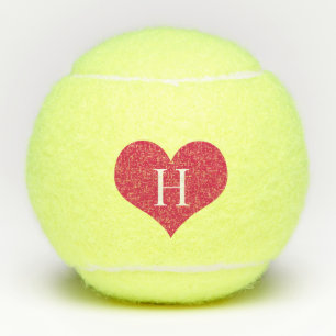Monogramm Herz Tennisbälle