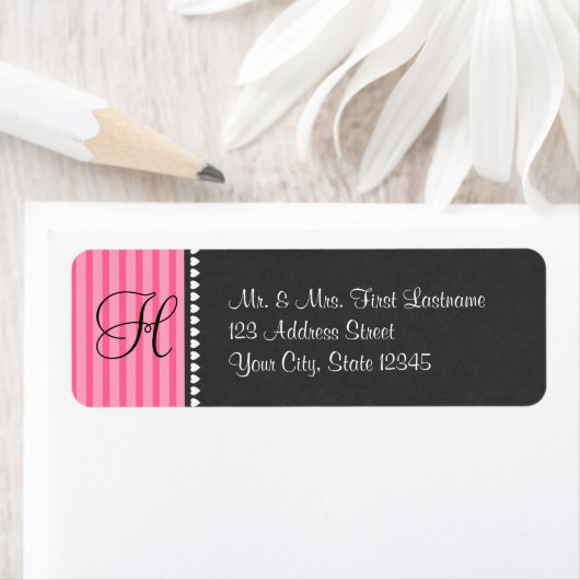 Monogramm Herz und Tonschiefer mit veränderbarer F (Insitu)