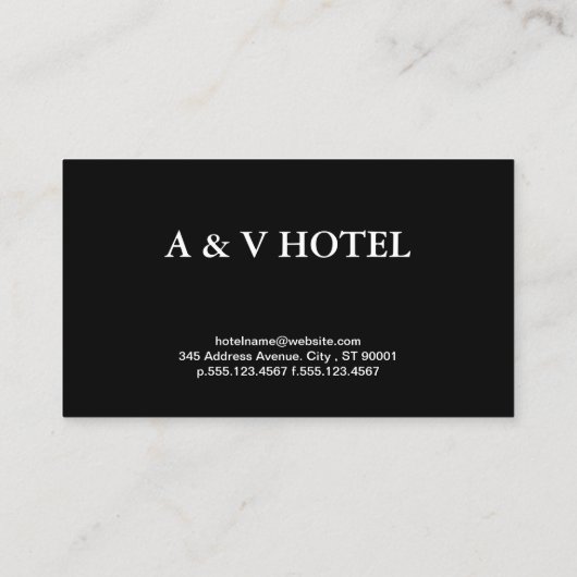 Monogramm | Hintergrund der Blätter Visitenkarte (Rückseite)