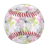 Monogramm Hintergrund mit Schmetterling Baseball (Vorderseite)