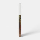 Monogramm Hinzufügen eines eigenen grauen Fotos Samsung Galaxy Hülle (Linke Seite)