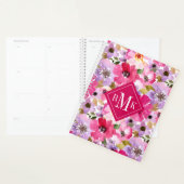 Monogramm hinzufügen | Sommerfarbenflorale Planer (Anzeige)