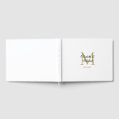 Monogramm-Hochzeit Gästebuch (Voll)