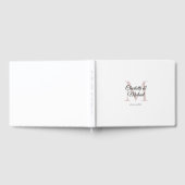 Monogramm-Hochzeit Gästebuch (Voll)