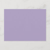 Monogramm-Hochzeit Postkarte (Rückseite)