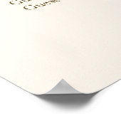 Monogramm Hochzeitskarte Schild mit Schild (Ecke)