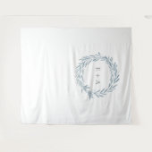 Monogramm Hochzeitskulisse, Foto Requisit, Foto St Wandteppich (Vorderseite (Horizontal))