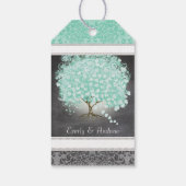 Monogramm-Hochzeitsminze oder eine beliebige Foto- Geschenkanhänger (Rückseite)