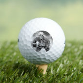 Monogramm Hockeyspieler Sport Golfball (Insitu T-Shirt)
