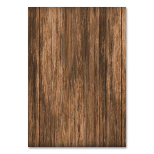 Monogramm Holzherzen mit Wildblume - Platzkarten Tischnummer (Rückseite)