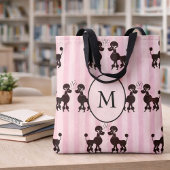 Monogramm Hübsch-rosa-Paddel-Lover Tasche