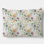 Monogramm hübsche Pastellfarben Zubehörtasche (Rückseite)