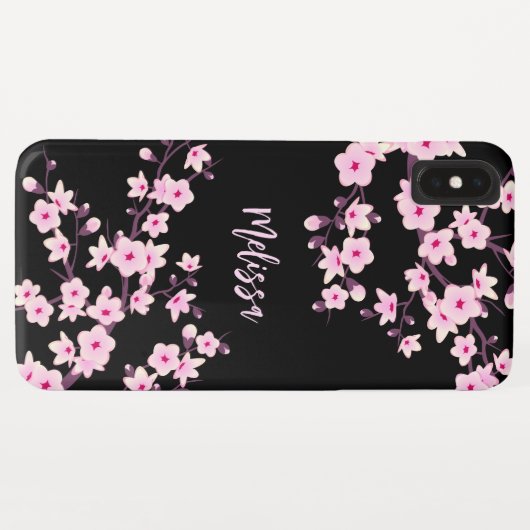 Monogramm hübscher Blumenkohl Case-Mate iPhone Hülle (Rückseite (Horizontal))