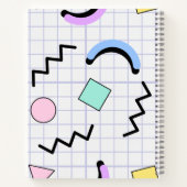 Monogramm hübsches passendes Thema Cute Grafik für Notizblock (Rückseite)