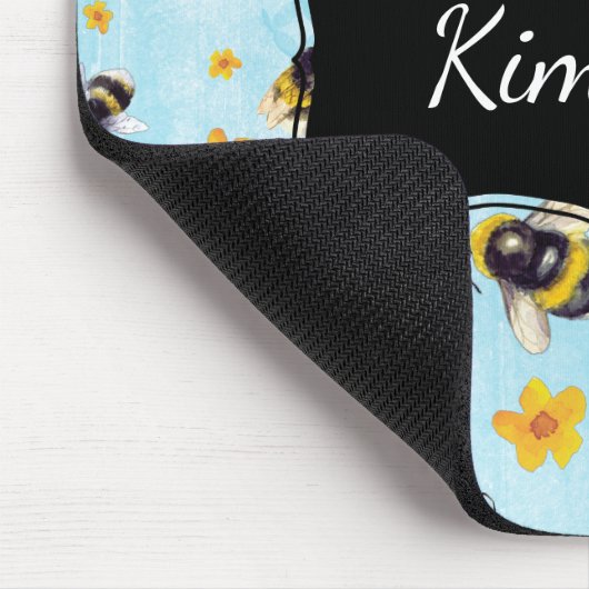 Monogramm-Hummel Mousepad (Ecke)