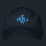 Monogramm-Hut Bestickte Kappe<br><div class="desc">Monogramme machen sofort alles niedlicher!</div>