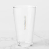 Monogramm I - 16 oz Glas (Rückseite)