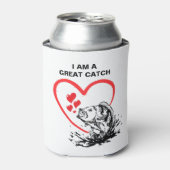 Monogramm I BIN EINE GROSSE FANGLiebe Dosenkühler (Kanne Vorderseite)