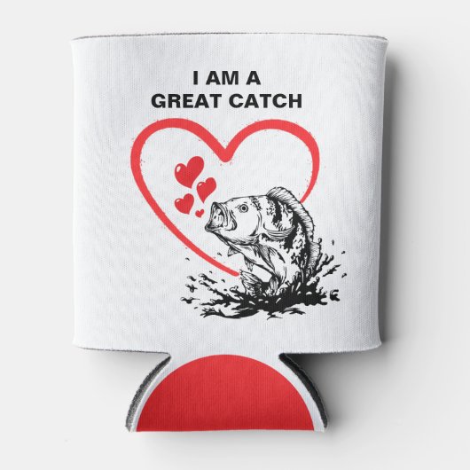 Monogramm I BIN EINE GROSSE FANGLiebe Dosenkühler (Vorderseite)