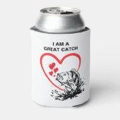 Monogramm I BIN EINE GROSSE FANGLiebe Dosenkühler (Kanne Rückseite)